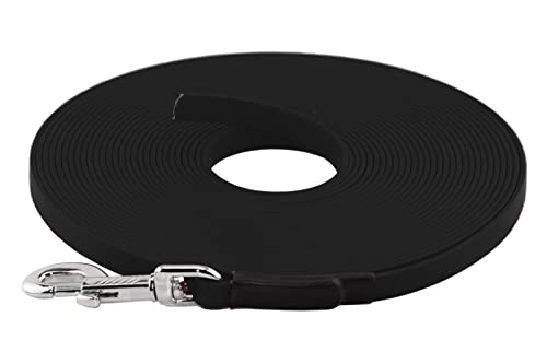 LENNIE BioThane Schleppleine, 3m, Schwarz, 16mm für große Hunde, genäht LENNIE BioThane Schleppleine, 3m, Schwarz, 16mm für große Hunde, genäht von LENNIE