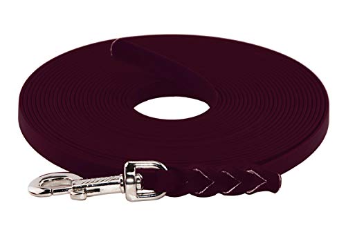 LENNIE BioThane Schleppleine, 9mm, Hunde 5-15kg, 7m lang, ohne Handschlaufe, Weinrot, geflochten LENNIE BioThane Schleppleine, 9mm, Hunde 5-15kg, 7m lang, ohne Handschlaufe, Weinrot, geflochten von LENNIE