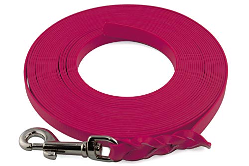 LENNIE Leichte BioThane Schleppleine, 9mm, Hunde 5-15kg, 2m lang, ohne Handschlaufe, Magenta, geflochten LENNIE Leichte BioThane Schleppleine, 9mm, Hunde 5-15kg, 2m lang, ohne Handschlaufe, Magenta, geflochten von LENNIE