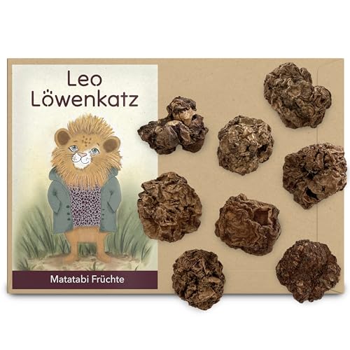 LEO LÖWENKATZ Matatabi Früchte (intensiver als Matatabi Sticks, lose Katzenminze oder Baldrian Katzenspielzeug) von LEO LÖWENKATZ