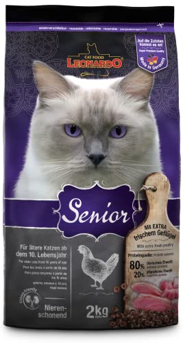 Leonardo Senior 2 kg Premium Katzenfutter für ältere Katzen von Belcando