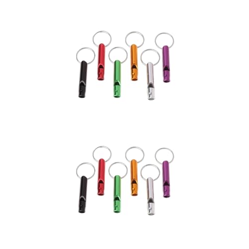 LERONO 1 x Schlüsselanhänger-Trainingspfeife, Haustier-Trainingspfeife, zufällige Pfeife, Pfeifen, die Pfeifen kommen lassen von LERONO
