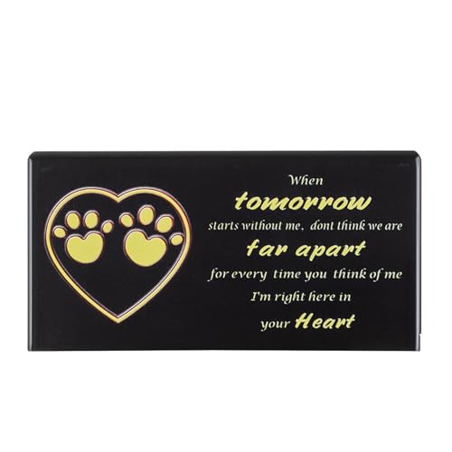 LERONO Haustier-Gedenkgeschenk Hundeurne mit Herz-Druck für verstorbene Hunde, Holzurne, Beileidsgeschenk für Beerdigung, Haustier-Schatullen und Urnen LERONO Haustier-Gedenkgeschenk Hundeurne mit Herz-Druck für verstorbene Hunde, Holzurne, Beileidsgeschenk für Beerdigung, Haustier-Schatullen und Urnen von LERONO