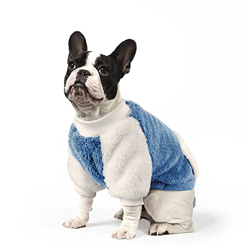 LESYPET Winter Hundepullover für kleine Hunde, Fleece Warmer Hundemantel Welpen Pullover, Taschen-Design Hundekleidung für kleine mittelgroße Hunde Mädchen Jungen, XX-Large LESYPET Winter Hundepullover für kleine Hunde, Fleece Warmer Hundemantel Welpen Pullover, Taschen-Design Hundekleidung für kleine mittelgroße Hunde Mädchen Jungen, XX-Large von LESYPET
