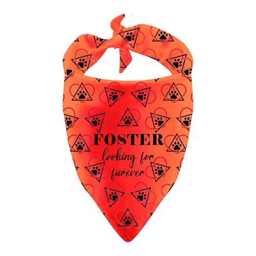 Foster Dog Bandana auf der Suche nach Furever Dreieckstuch für Hunde, Geschenk (auf der Suche nach Furever) von LEVLO
