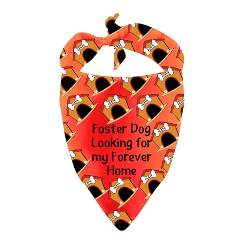 Foster Dogs Bandana "Looking for My Forever Home" Dreieckstuch für Hunde, Geschenk für Hunde (My Forever Home) von LEVLO