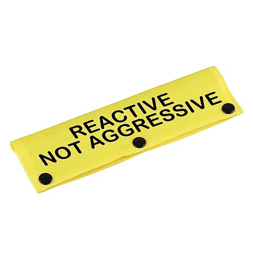 Funny Service Hundeleine, Reaktiv, nicht aggressiv, für Haustiere, Hundezubehör (nicht aggressiv - YE Sleeve) von LEVLO