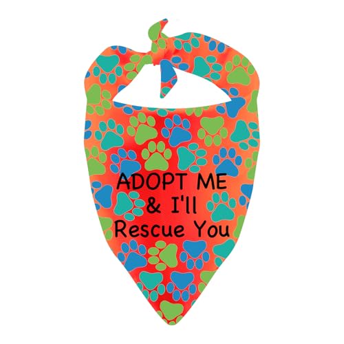 Hundehalstuch, Dreieckstuch mit Aufschrift "I'll Rescue You" Hundehalstuch, Dreieckstuch mit Aufschrift "I'll Rescue You" von LEVLO