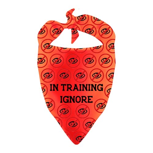 Hundehalstuch, Therapie-Halstuch für Hundetrainer, Geschenk (in Training ignorieren) von LEVLO