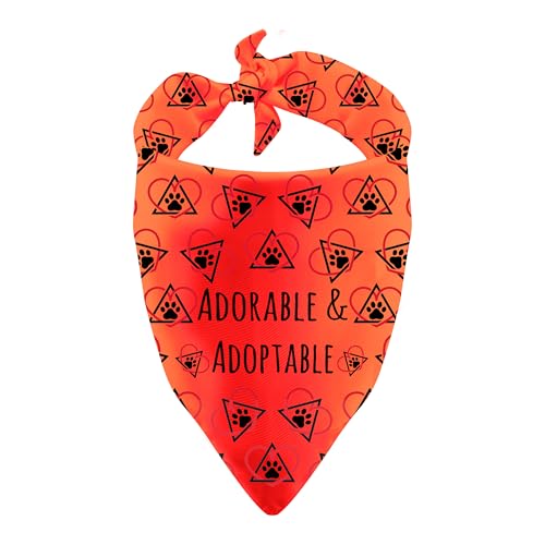 Hundehalstuch, niedliches und annehmbares Hundehalstuch, Geschenk für Adoptionshunde (Adoptierbar) von LEVLO