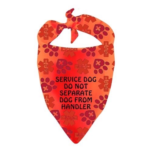 Hundehalstuch mit Aufschrift "Do Not Separate Dog From Handler", Geschenk für Diensthunde Hundehalstuch mit Aufschrift "Do Not Separate Dog From Handler", Geschenk für Diensthunde von LEVLO