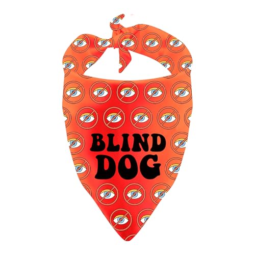 Hundehalstuch mit Sehbehinderung für Sehbehinderung, Geschenk für blinde Hunde Hundehalstuch mit Sehbehinderung für Sehbehinderung, Geschenk für blinde Hunde von LEVLO