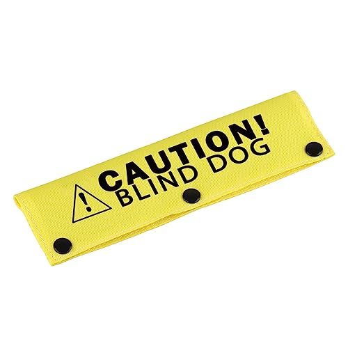 Hundeleine, Aufschrift "Caution!", für blinde Hunde von LEVLO