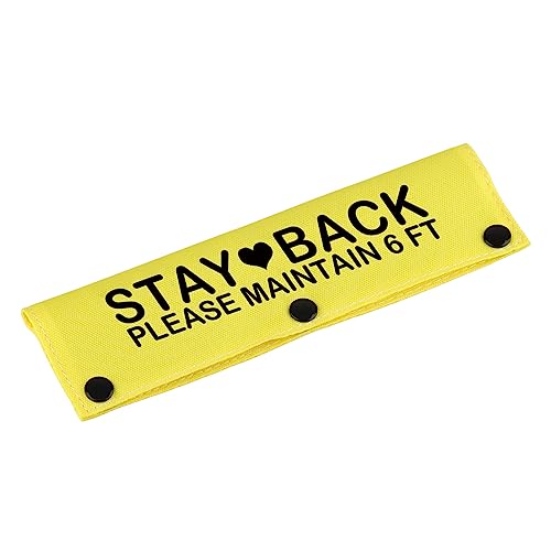 Hundeleine, lustig, mit Aufschrift "Stay Back Please Maintain", 1,8 m von LEVLO