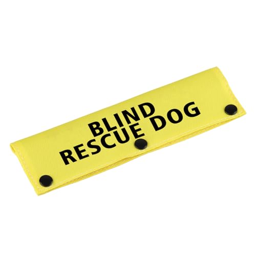 Hundeleine mit Sehbehinderung, für Blindrettung, Warnschild, Geburtstagsgeschenk (Blind-Rettungshund) von LEVLO