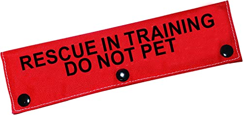 Lustige Hundeleine, Ärmel, Rettung im Training, "Do Not Pet" Hundeleine, Wickelhülle, Haustier, Geburtstagsgeschenk für Haustiere (Rettung in Trainingshülle) von LEVLO