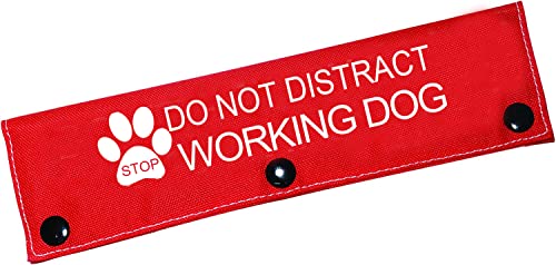 Lustige Hundeleine, Hülle mit Aufschrift ''Do Not Distract'', Arbeits-Hundeleine und Hunde Kette, zum Aufhängen, Anhänger, Haustier-Geburtstagsgeschenk (störende Arbeitshülle) von LEVLO