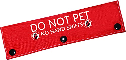 Lustige Hundeleine, Hülle mit Aufschrift "Have Do Not Pet No Hand Schnüffel", Hundeleine, zum Aufhängen, für Haustiere, Geburtstagsgeschenk (Handschnüffel-Hülle) von LEVLO