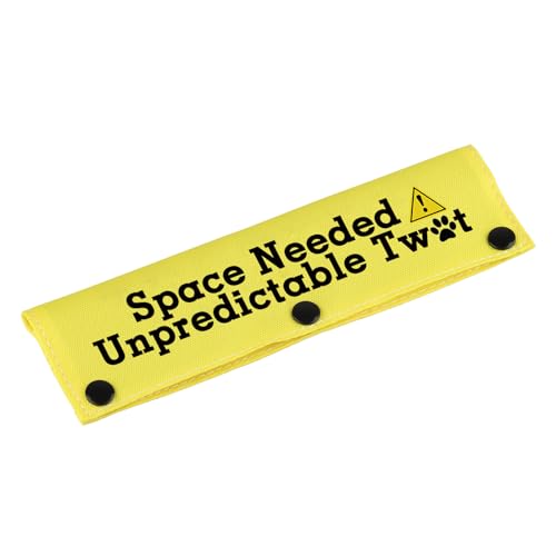 Lustige Hundeleine, Platz benötigt, unvorhersehbare Hundeleine, Warnschild, Haustier-Geburtstagsgeschenk (benötigt unvorhersehbar) von LEVLO