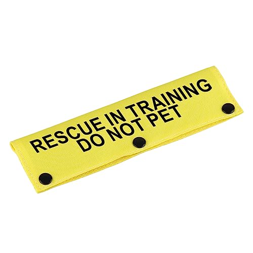 Lustige Hundeleine, Rettung im Training, nicht Haustier, Hundeleine, Wickelhülle, Geburtstagsgeschenk für Haustiere (Rescue In Training-YE Sleeve) von LEVLO