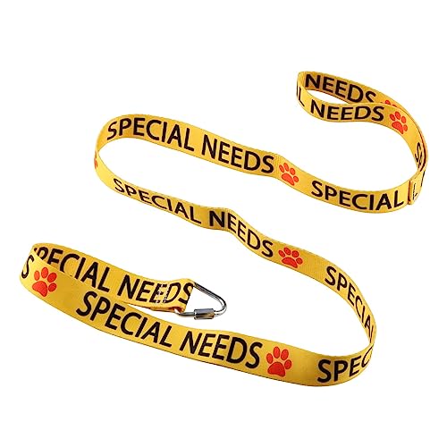 Lustige Hundeleine für besondere Bedürfnisse, für Spaziergänge, Training, Hundeleinen, Hundebesitzer, Haustierliebhaber, Geschenk (Special Needs-YE) von LEVLO