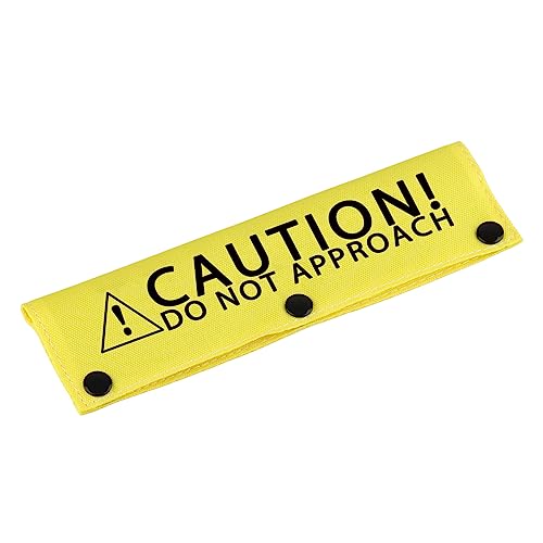 Lustige Hundeleine mit Aufschrift "Caution Do Not Approach", Hundeleine, Wickelhülle, Geburtstagsgeschenk von LEVLO