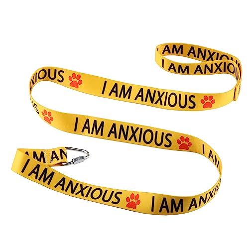 Lustige Hundeleine mit Aufschrift "I Am Anxious-Ye" Lustige Hundeleine mit Aufschrift "I Am Anxious-Ye" von LEVLO