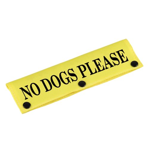 Lustige Hundeleinen-Hülle, Aufschrift "No Dogs Please-Ye" von LEVLO
