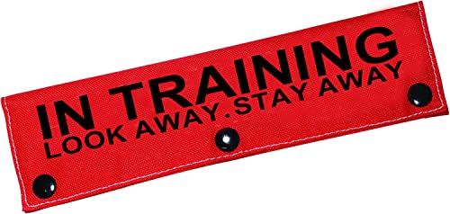 Service-Hundeleine, Sleeve für Haustiere, Look Away Stay Away Hundeleine, Wickelhülle für Haustiere (Look Away Stay Away-Sleeve) von LEVLO