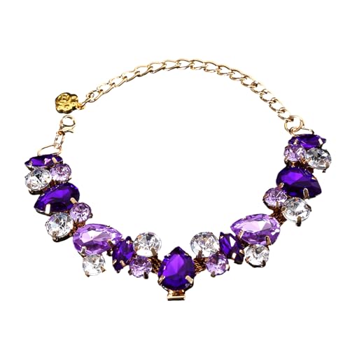 Haustier-Hochzeits-Perlenhalsband, mit Strasssteinen besetzt, glitzernde Strasssteine, Hochzeitskostüm, Foto-Requisiten Haustier-Hochzeits-Perlenhalsband, mit Strasssteinen besetzt, glitzernde Strasssteine, Hochzeitskostüm, Foto-Requisiten von LEYILE