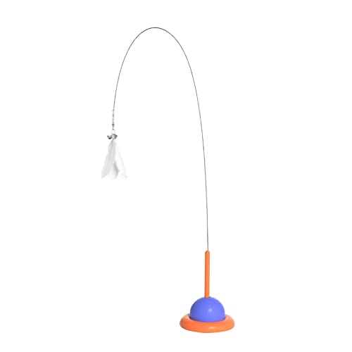 Katzenspielzeug, 80 cm, mit interaktivem Fänger, Spielzeug als Geschenk für Katzenliebhaber Katzenspielzeug, 80 cm, mit interaktivem Fänger, Spielzeug als Geschenk für Katzenliebhaber von LEYILE