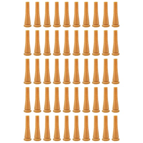 LEYILE 50x Huhn Plucker Finger Zupfmaschine Zubehör Geflügel Zupffinger Haarentfernung Stick für Enten Huhn von LEYILE