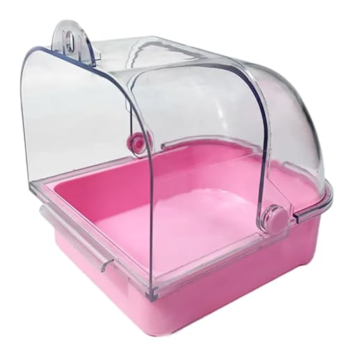 LEYILE Hängende Wanne für Sittiche, Vogelkäfig, Badebecken, durchsichtiger Duschraum für kleine Vögel, Vogelkäfige, Dekoration LEYILE Hängende Wanne für Sittiche, Vogelkäfig, Badebecken, durchsichtiger Duschraum für kleine Vögel, Vogelkäfige, Dekoration von LEYILE
