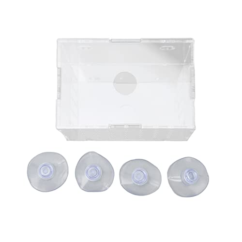 Fischzüchterbox, Verbesserung der Überlebensrate Aquarium Brüterei Inkubator Tank Acryl für Baby Clownfische für Baby Fisch Aquarium (9 * 6 * 7 cm) von LEYT