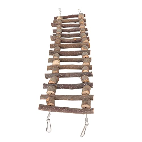 Kletterleiter für Haustiere, Apfelholz Holzleiter für Haustiere Umweltfreundlich für Gärten (50CM) von LEYT