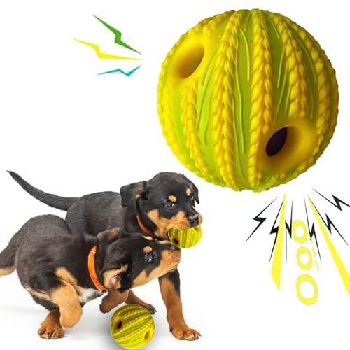 Wobble Giggle Hundespielball, seltsamer Hundespielzeugball, Peppy Pet Ball, Training Playing Ball, Wackelball, das beste lustige Kichern-Sound Hundespielzeug (Medium) von LFCToys