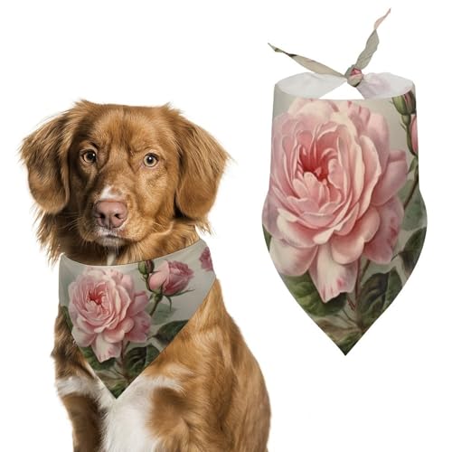 Halstuch, Halstuch, Halstuch, Vintage, Rose, waschbar, bedruckt, Dreieck, Halstuch für Hunde oder Katzen Halstuch, Halstuch, Halstuch, Vintage, Rose, waschbar, bedruckt, Dreieck, Halstuch für Hunde oder Katzen von LFDSYEOQ
