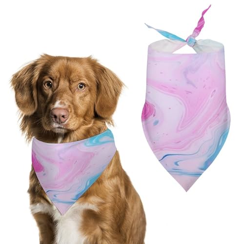Halstücher für Hunde und Hunde, bunt, Marmor, Pastellblau, Lila, waschbar, bedruckt, Dreieck, Halstuch für Hunde oder Katzen Halstücher für Hunde und Hunde, bunt, Marmor, Pastellblau, Lila, waschbar, bedruckt, Dreieck, Halstuch für Hunde oder Katzen von LFDSYEOQ
