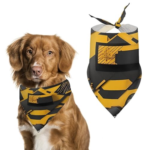 Hundehalstuch, waschbar, bedruckt, Dreieckstuch für Hunde oder Katzen Hundehalstuch, waschbar, bedruckt, Dreieckstuch für Hunde oder Katzen von LFDSYEOQ