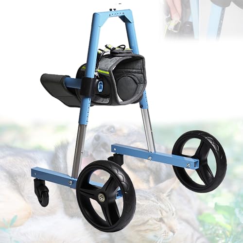 LFHWHKJ Hunderollstuhl, Vorderbeine for kleine/mittelgroße/große Hunde, leichter und verstellbarer Haustierrollstuhl mit Mobilitätshilfen for Gehen und Erholen der Vorderbeine for Haustiere, Beinschie LFHWHKJ Hunderollstuhl, Vorderbeine for kleine/mittelgroße/große Hunde, leichter und verstellbarer Haustierrollstuhl mit Mobilitätshilfen for Gehen und Erholen der Vorderbeine for Haustiere, Beinschie von LFHWHKJ