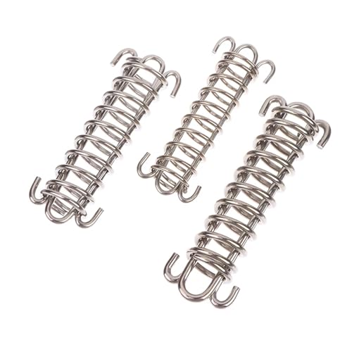 S/M/L Hundeleine, stoßdämpfender Puffer, Spannfeder, Training, Sonnenschutz, robustes Stahlzeltseil, feste Schnalle, Deichselfeder(L 10.5cm) von LFJQFQR