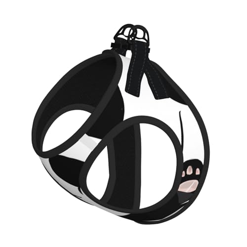 L Pet Leash Vest Hundegeschirr, klein, lustiger Panda-Druck, verstellbar, für Outdoor-Reisen und Spaziergänge L Pet Leash Vest Hundegeschirr, klein, lustiger Panda-Druck, verstellbar, für Outdoor-Reisen und Spaziergänge von LGHHGY