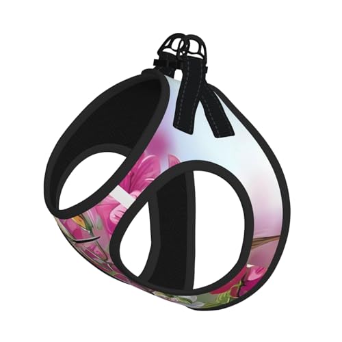 L Pet Leash Vest Hundegeschirr – kleine Größe, Neuheit Kolibri-Druck, verstellbar, für Outdoor-Reisen und Spaziergänge L Pet Leash Vest Hundegeschirr – kleine Größe, Neuheit Kolibri-Druck, verstellbar, für Outdoor-Reisen und Spaziergänge von LGHHGY