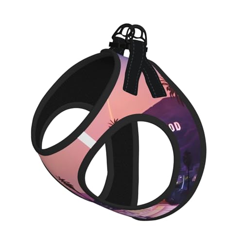 L Pet Leash Vest Hundegeschirr – kleine Größe, der alte Hollywood-Druck, verstellbar für Outdoor-Reisen und Spaziergänge L Pet Leash Vest Hundegeschirr – kleine Größe, der alte Hollywood-Druck, verstellbar für Outdoor-Reisen und Spaziergänge von LGHHGY