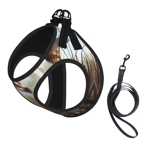M Haustier-Leine, Hundegeschirr, klein, Jagd, fliegender Wilddruck, verstellbar, für Outdoor-Reisen und Spaziergänge M Haustier-Leine, Hundegeschirr, klein, Jagd, fliegender Wilddruck, verstellbar, für Outdoor-Reisen und Spaziergänge von LGHHGY