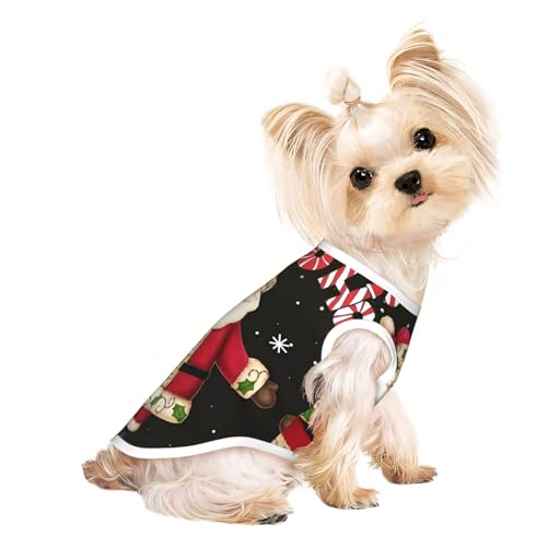 M Pet Atmungsaktives ärmelloses T-Shirt für Katzen & Hunde, leichtes Tanktop mit Aufdruck "Merry Christmas" mit dehnbarem Aufdruck M Pet Atmungsaktives ärmelloses T-Shirt für Katzen & Hunde, leichtes Tanktop mit Aufdruck "Merry Christmas" mit dehnbarem Aufdruck von LGHHGY