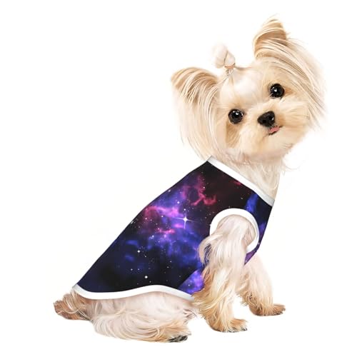 M Pet Atmungsaktives ärmelloses T-Shirt für Katzen & Hunde – leichtes Universum Galaxy Star Space Print Tank Top mit dehnbarem M Pet Atmungsaktives ärmelloses T-Shirt für Katzen & Hunde – leichtes Universum Galaxy Star Space Print Tank Top mit dehnbarem von LGHHGY