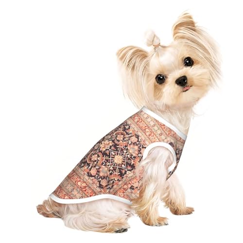 M Pet Atmungsaktives ärmelloses T-Shirt für Katzen & Hunde – leichtes antik-orientalisches Kunstdruck-Tanktop mit dehnbarem Druck M Pet Atmungsaktives ärmelloses T-Shirt für Katzen & Hunde – leichtes antik-orientalisches Kunstdruck-Tanktop mit dehnbarem Druck von LGHHGY