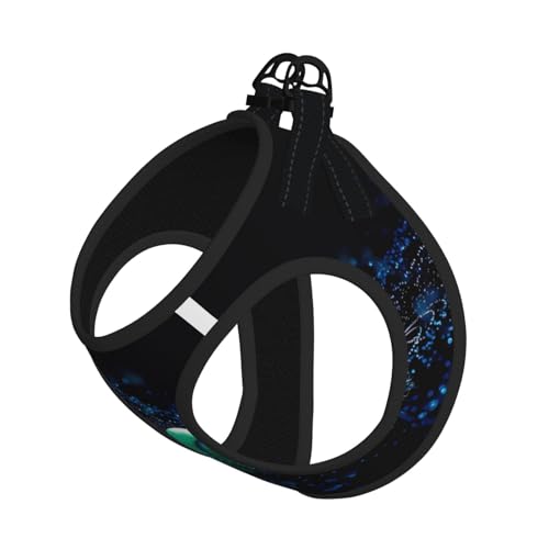 M Pet Leash Vest Hundegeschirr, klein, Tennisdruck, verstellbar, für Outdoor-Reisen und Spaziergänge M Pet Leash Vest Hundegeschirr, klein, Tennisdruck, verstellbar, für Outdoor-Reisen und Spaziergänge von LGHHGY