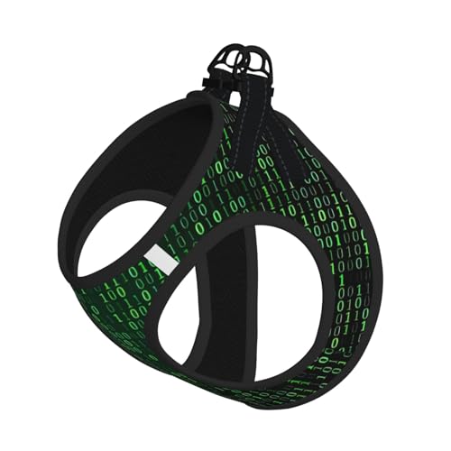 M Pet Leash Vest Hundegeschirr – kleine Größe, Hacker-Ära Druck, verstellbar, für Outdoor-Reisen und Spaziergänge M Pet Leash Vest Hundegeschirr – kleine Größe, Hacker-Ära Druck, verstellbar, für Outdoor-Reisen und Spaziergänge von LGHHGY